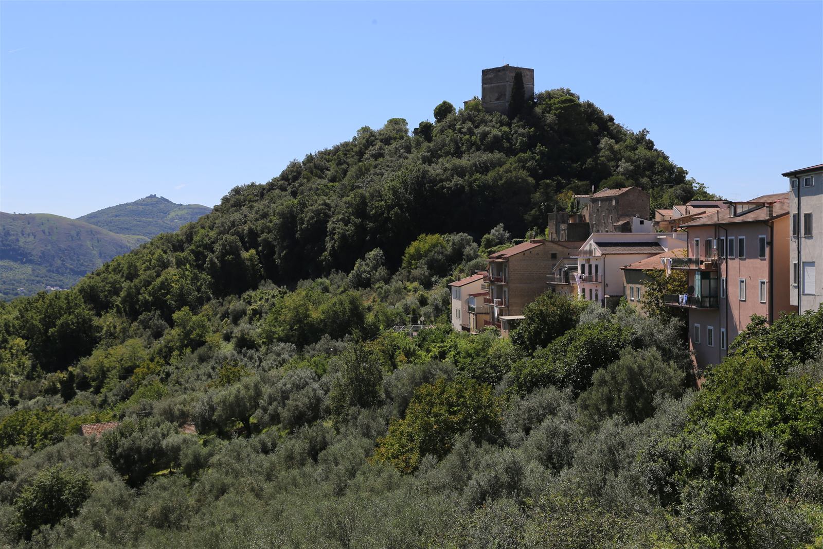 Torre medievale tra i boschi sopra Caiazzo