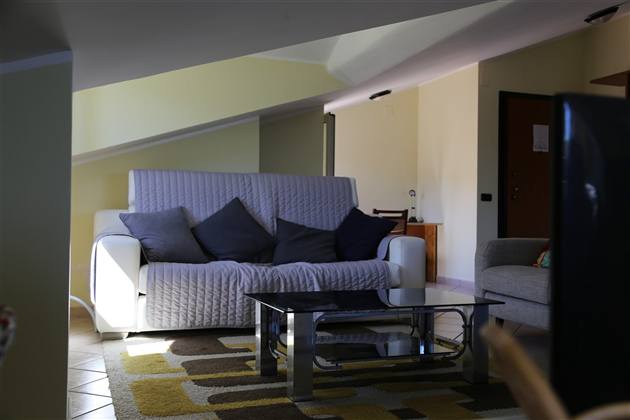 Divano letto nel living